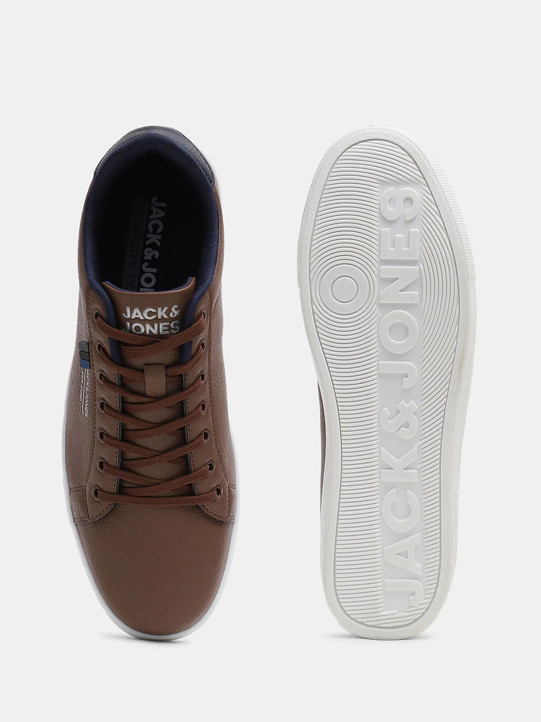 Brown Premium Lace Up Sneakers - Image 5