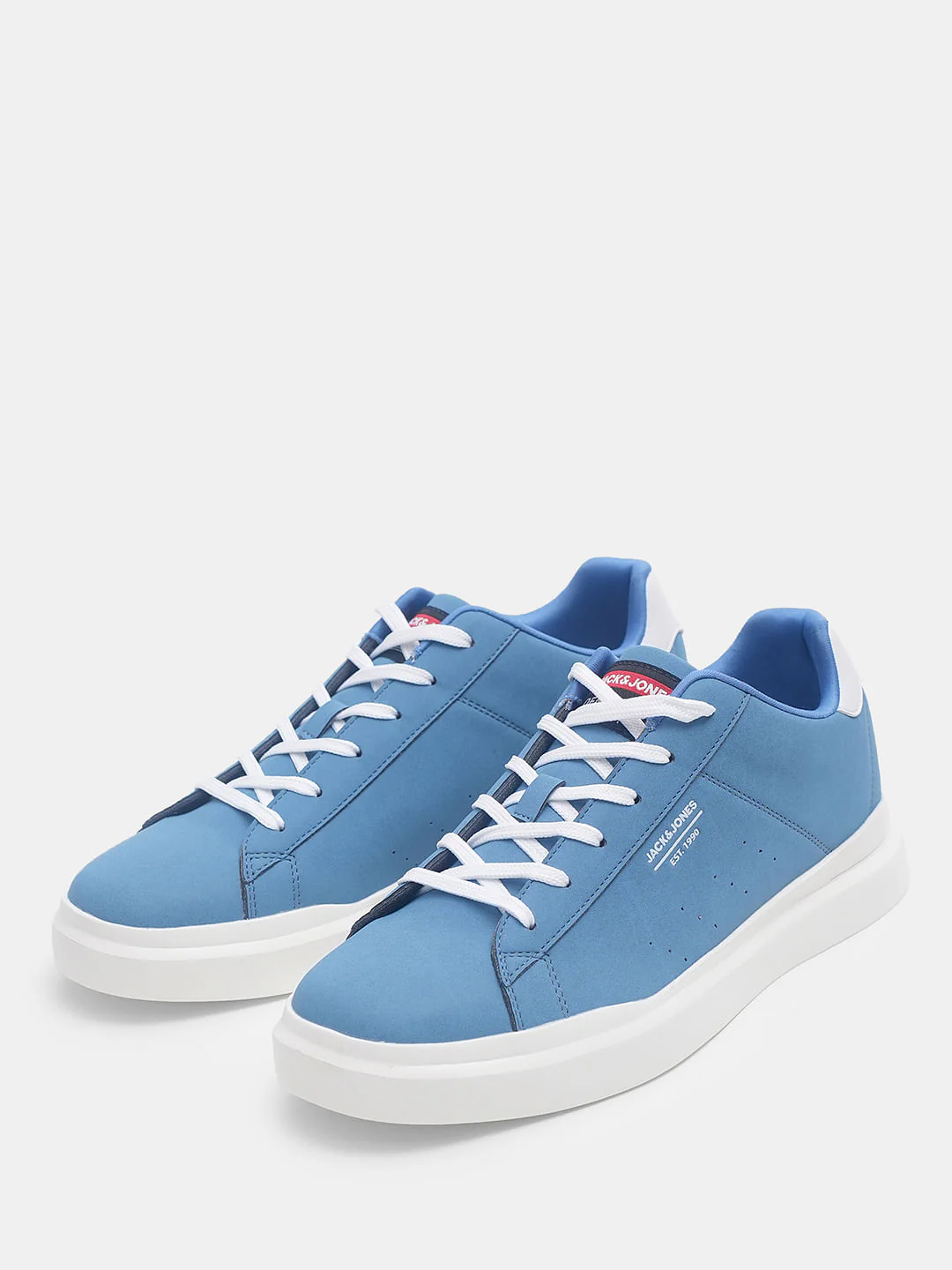 Blue Vintage Lace-Up Sneakers - Image 6