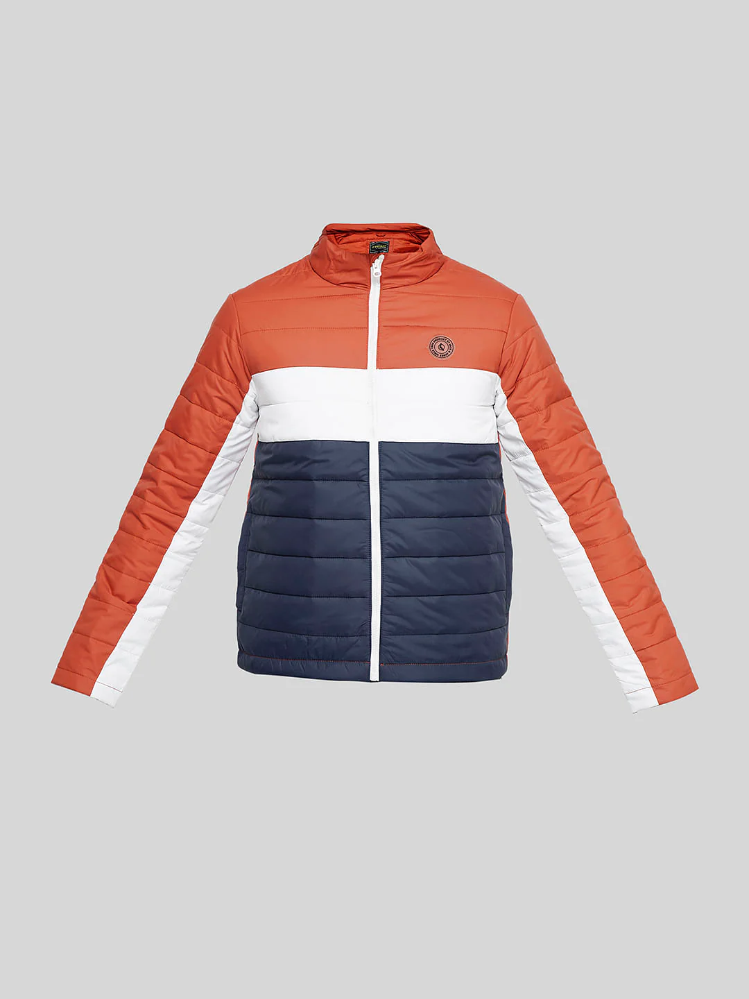 PRODUKT by JACK&JONES Red Colourblocked Puffer Jacket - Image 7
