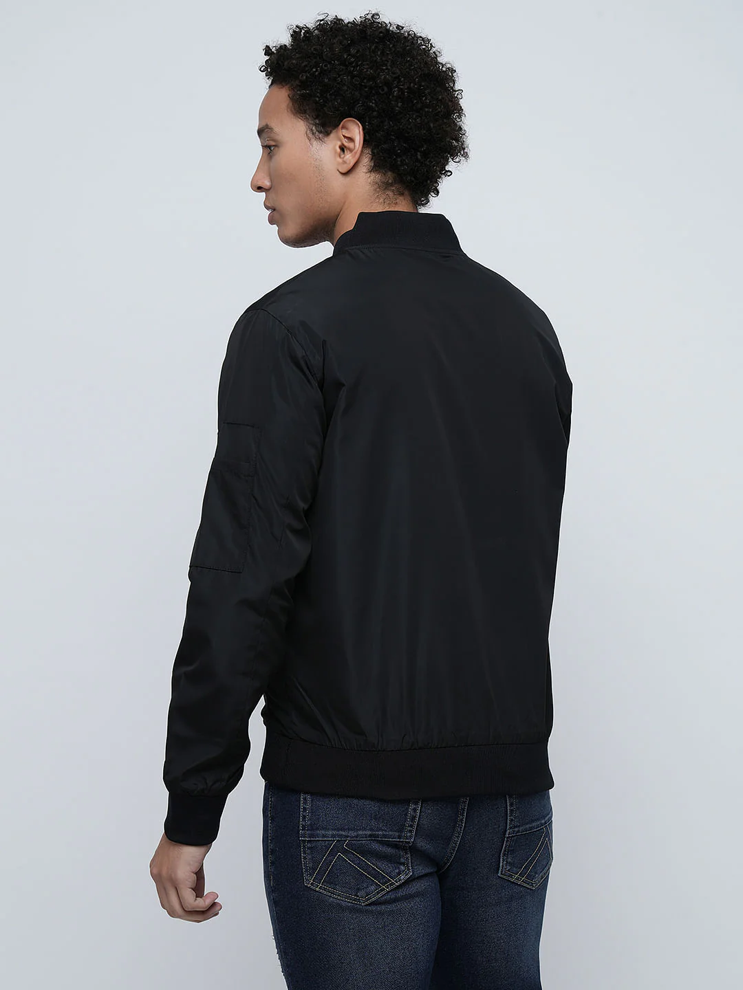 PRODUKT by JACK&JONES Black Bomber Jacket - Image 4