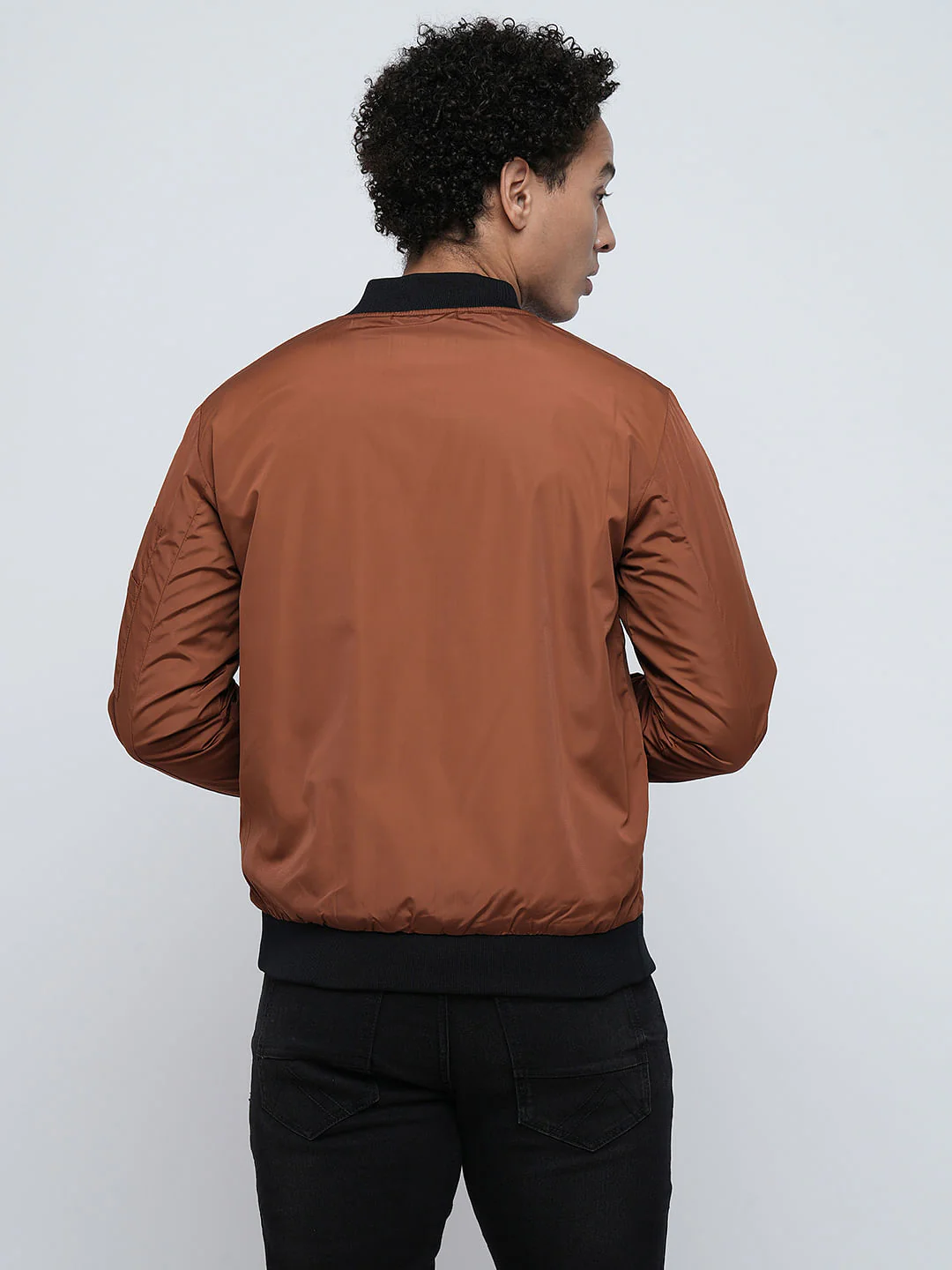 PRODUKT by JACK&JONES Brown Bomber Jacket - Image 4