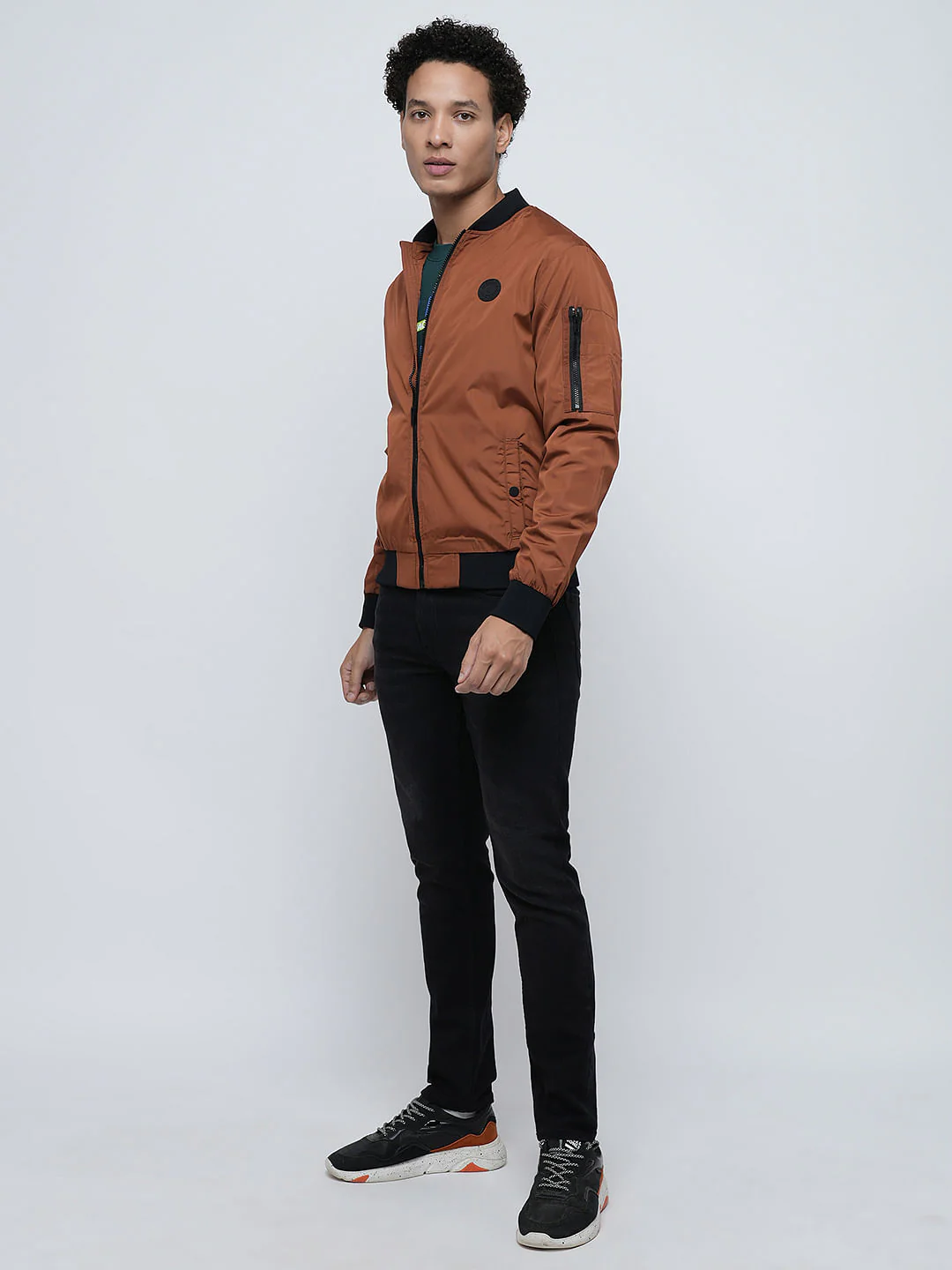 PRODUKT by JACK&JONES Brown Bomber Jacket - Image 5