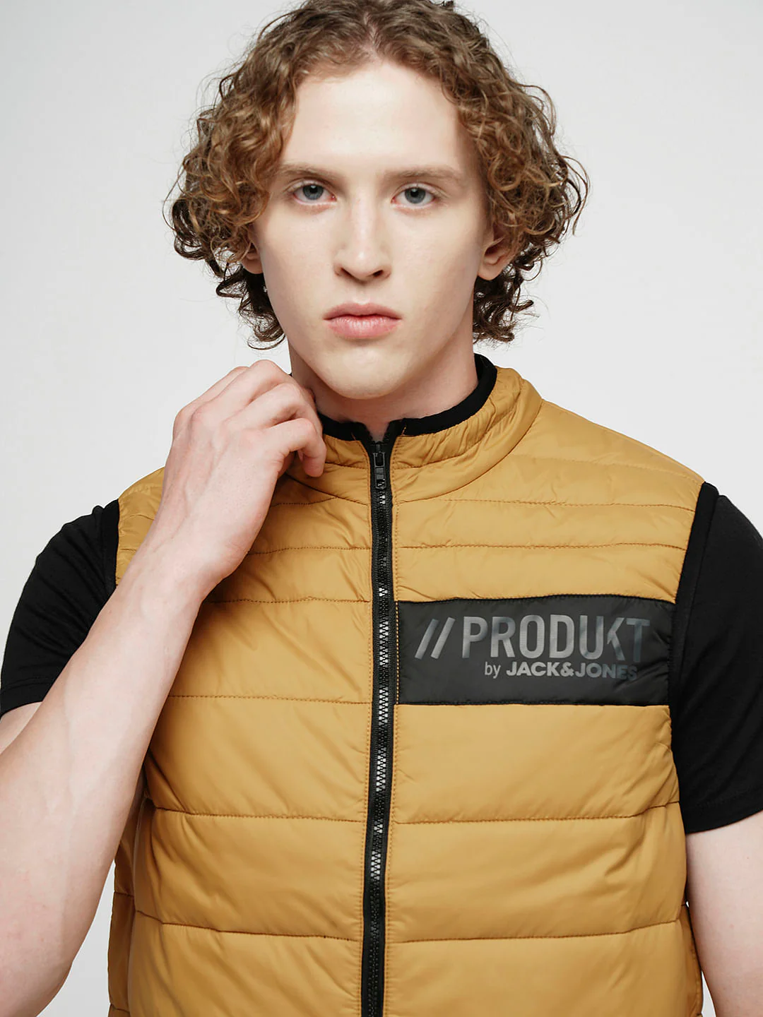 PRODUKT by JACK&JONES Brown Sleeveless Puffer Vest - Image 6