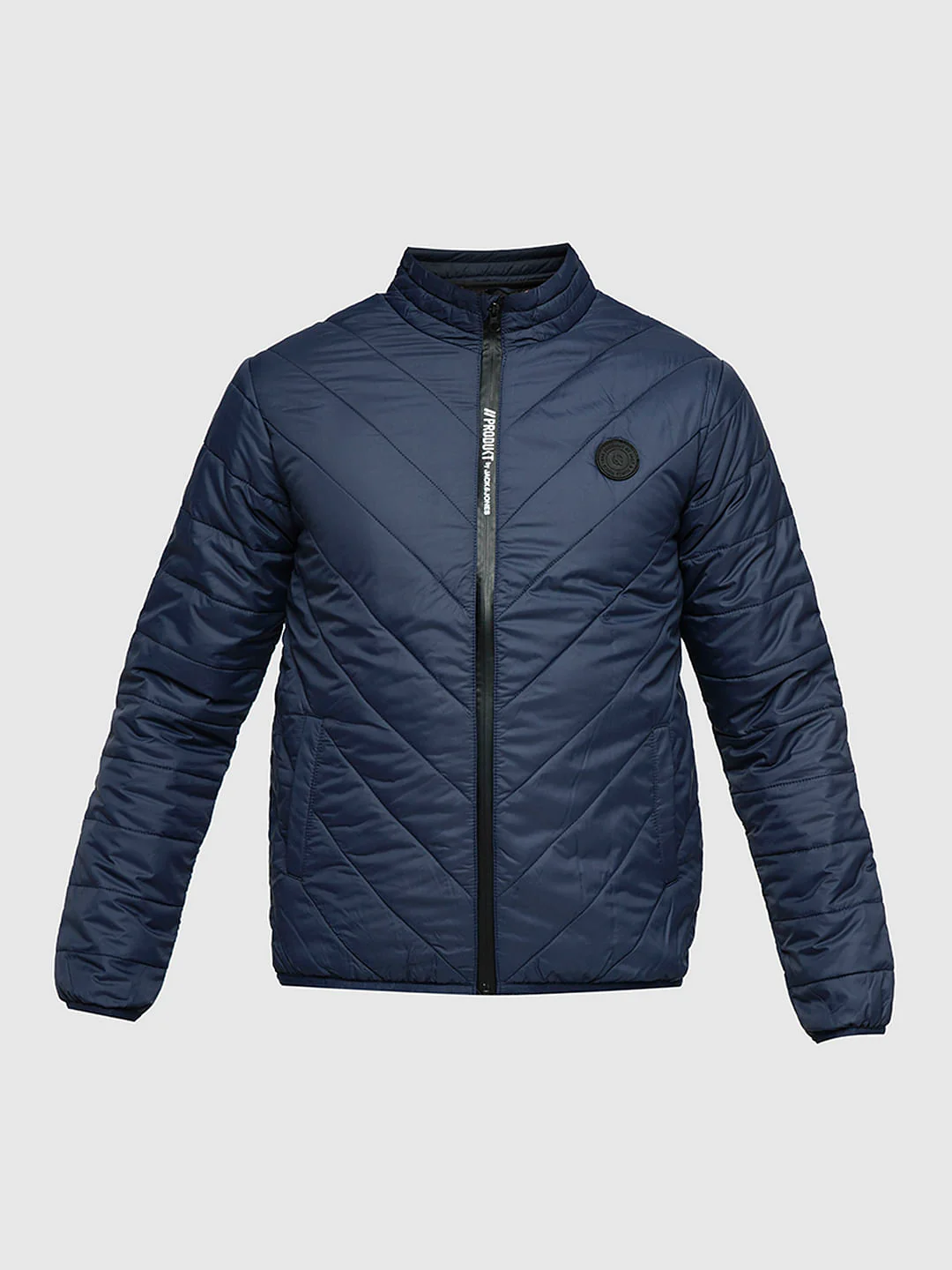 PRODUKT by JACK&JONES Blue High-Neck Puffer Jacket - Image 7