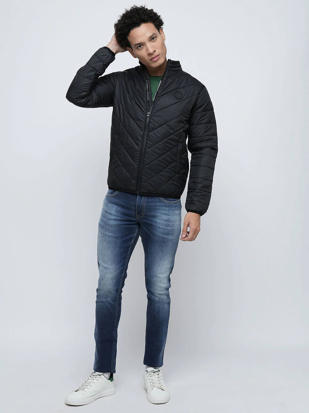 PRODUKT by JACK&JONES Black High-Neck Puffer Jacket - Image 5