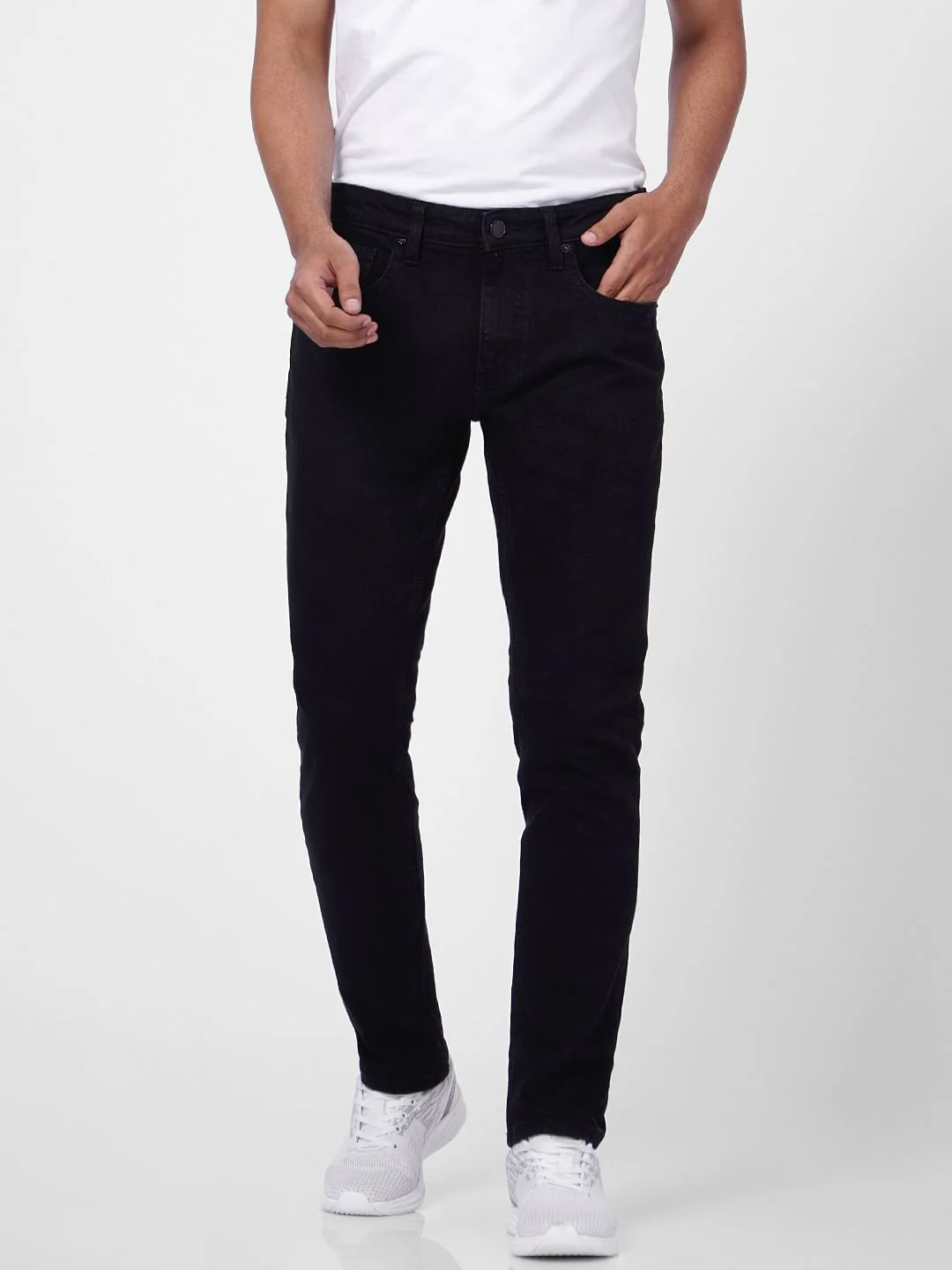 Black Low Rise Ben Skinny Jeans - Image 2
