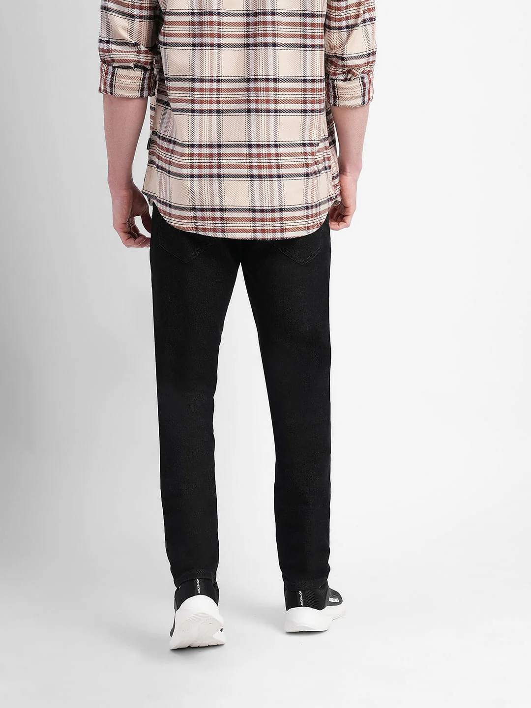 Black Low Rise Glenn Slim Fit Jeans - Image 4