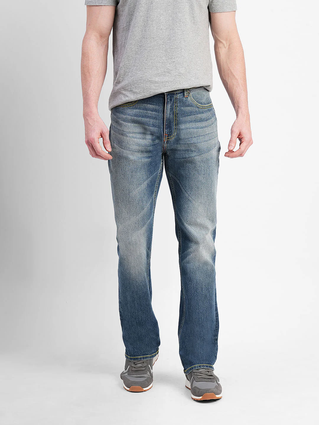 Blue High Rise Washed Ray Bootcut Jeans - Image 2