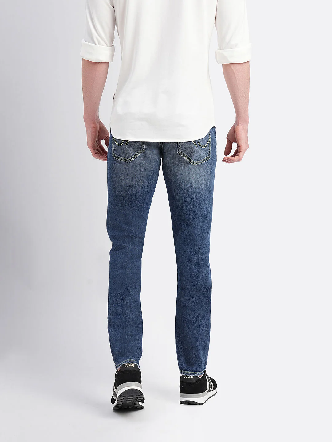Dark Blue Low Rise Ben Skinny Jeans - Image 4
