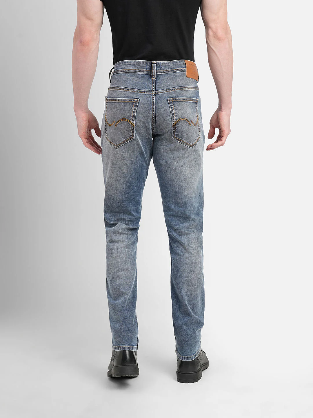 Blue Low Rise Glenn Slim Fit Jeans - Image 4