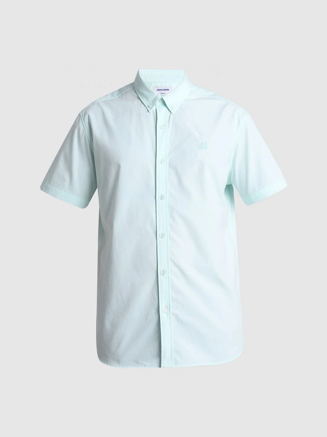Green Cotton Short Sleeves Shirt - Image 7
