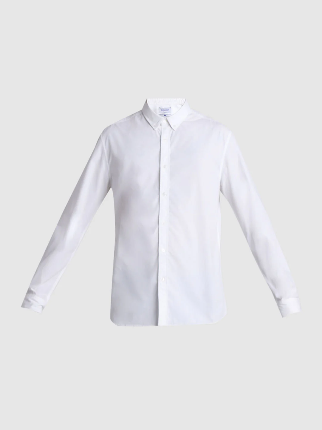 White Cotton Full Sleeves Shirt - Image 7