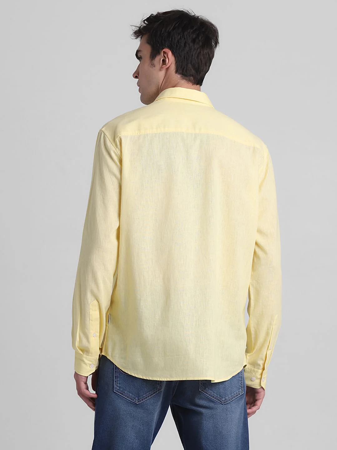 Yellow Full Sleeves Shirt - Image 4