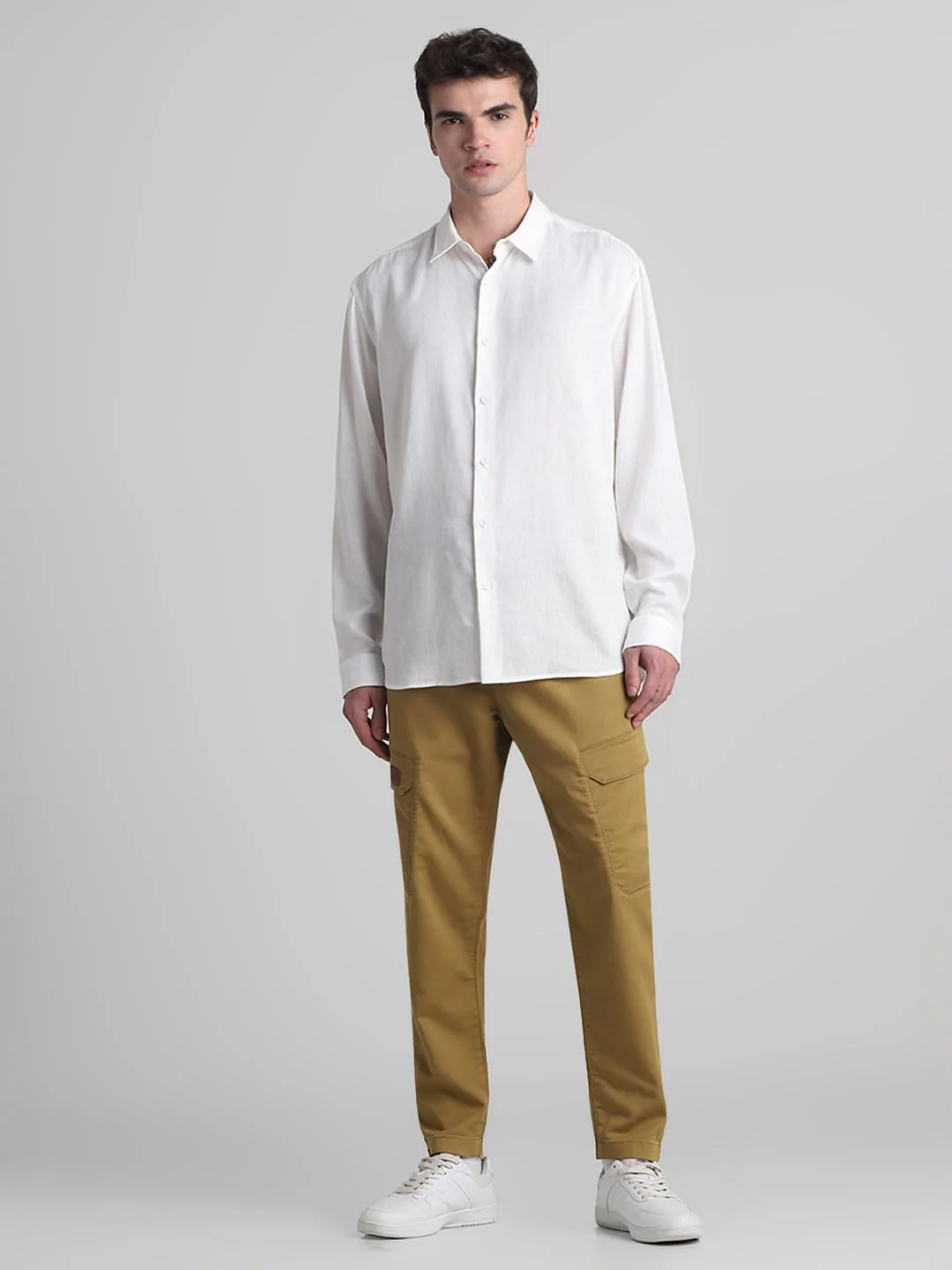 White Full Sleeves Shirt - Image 6