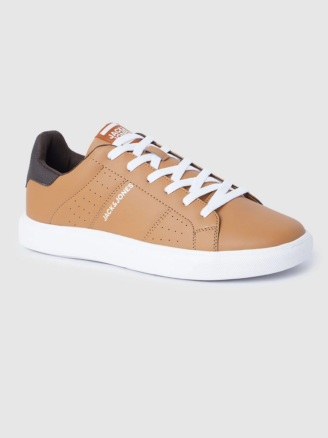 Tan PU Sneakers - Image 4