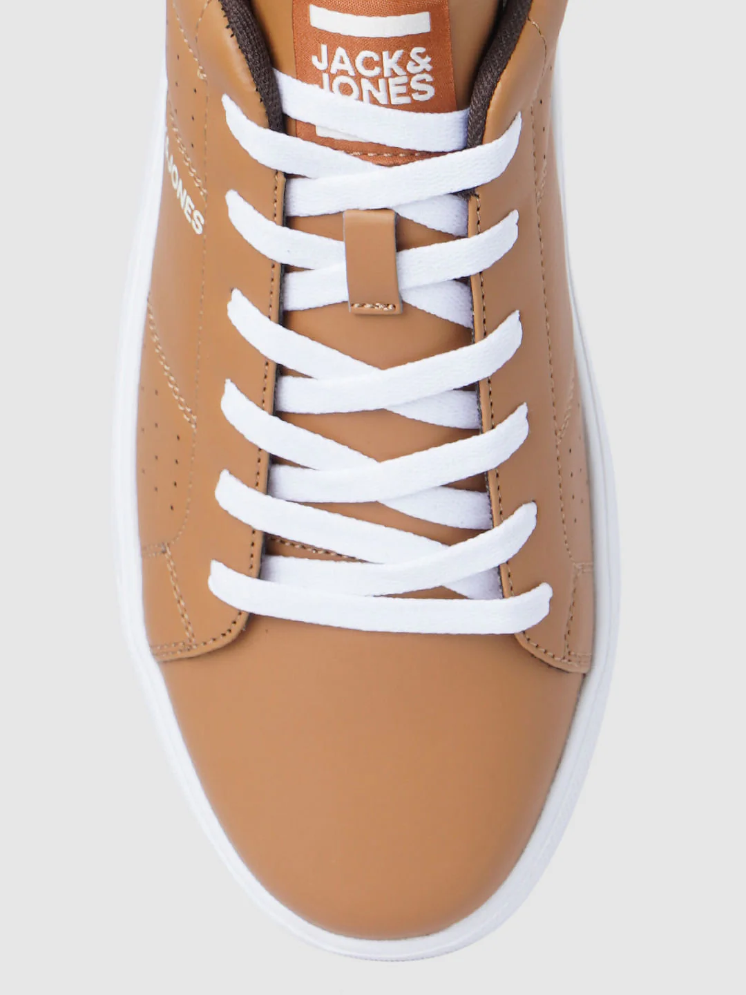Tan PU Sneakers - Image 8