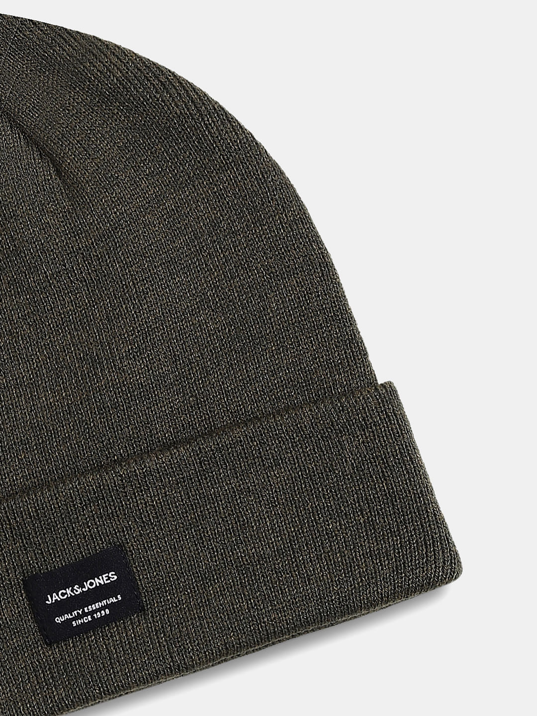 Green Logo Patch Beanie - Image 3