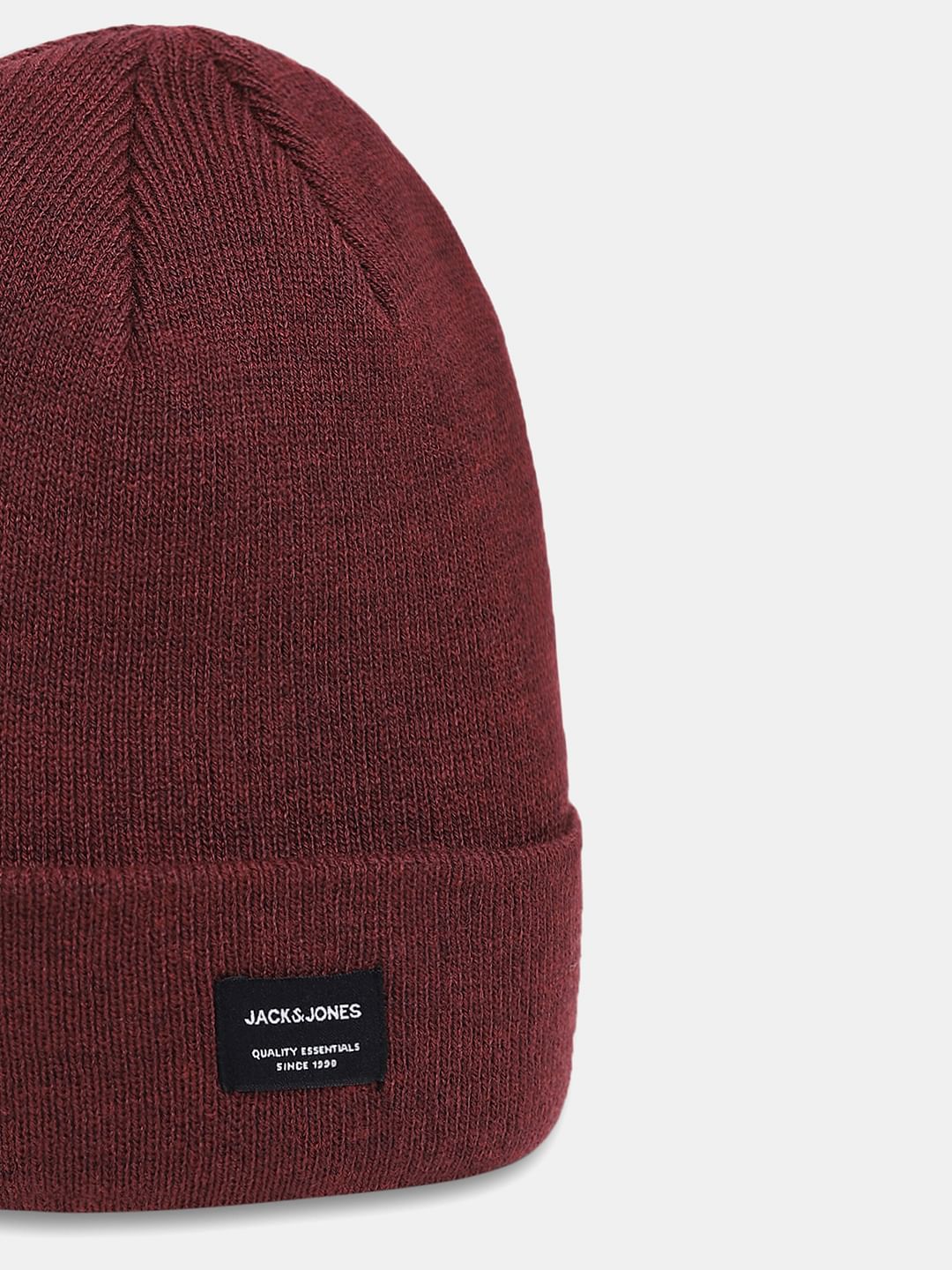 Red Logo Patch Beanie - Image 2