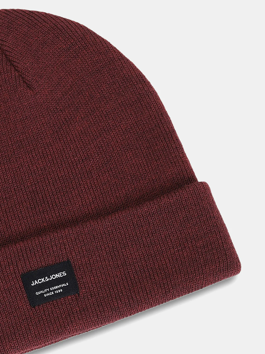 Red Logo Patch Beanie - Image 3