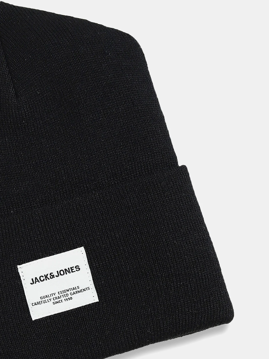 Black Knit Beanie - Image 3