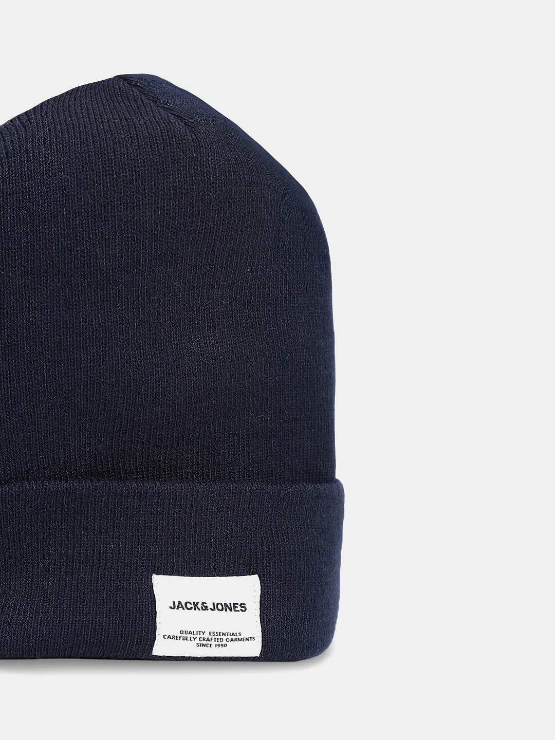 Navy Blue Knit Beanie - Image 2