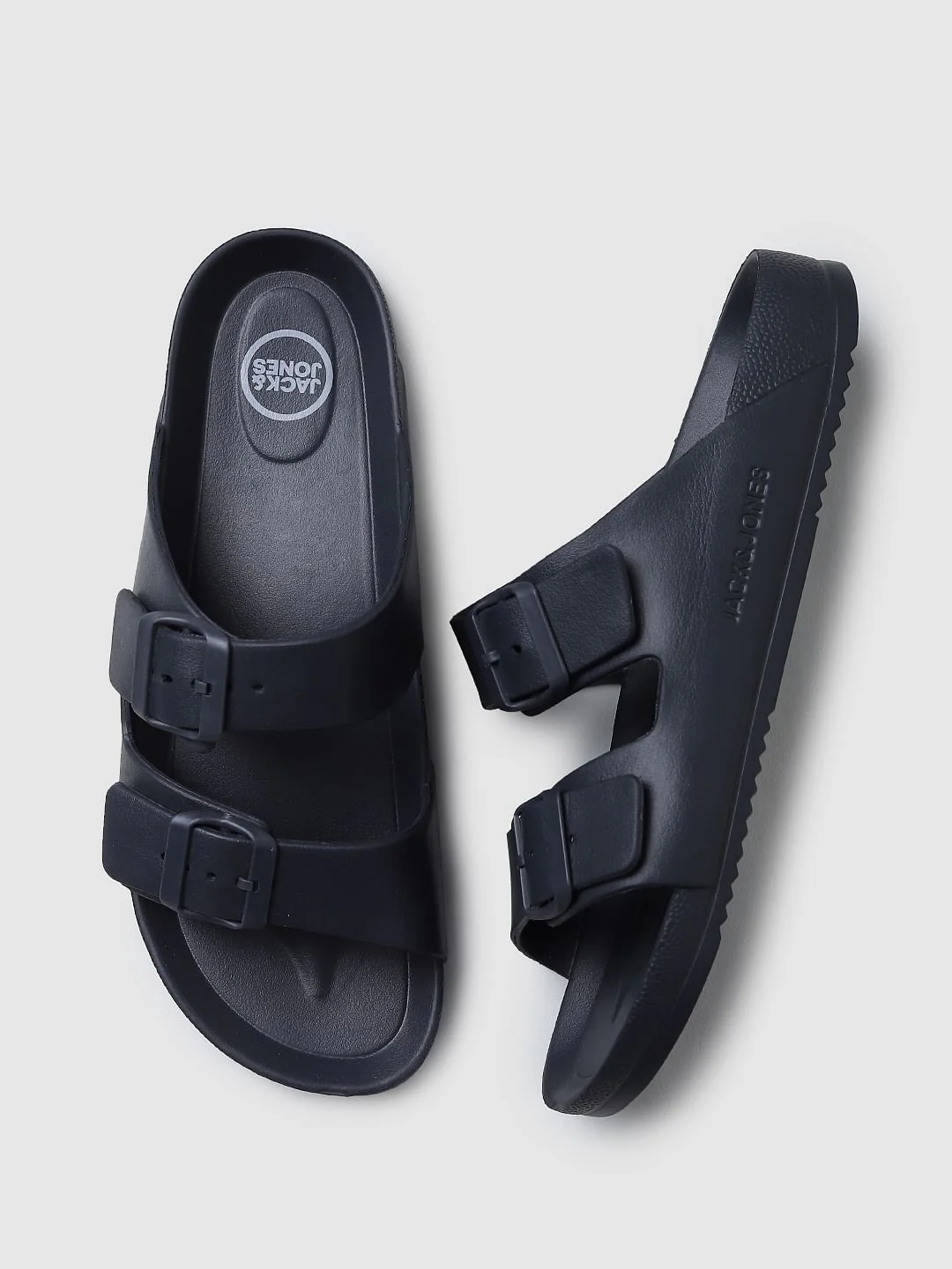 Black Moulded Sandals - Image 7