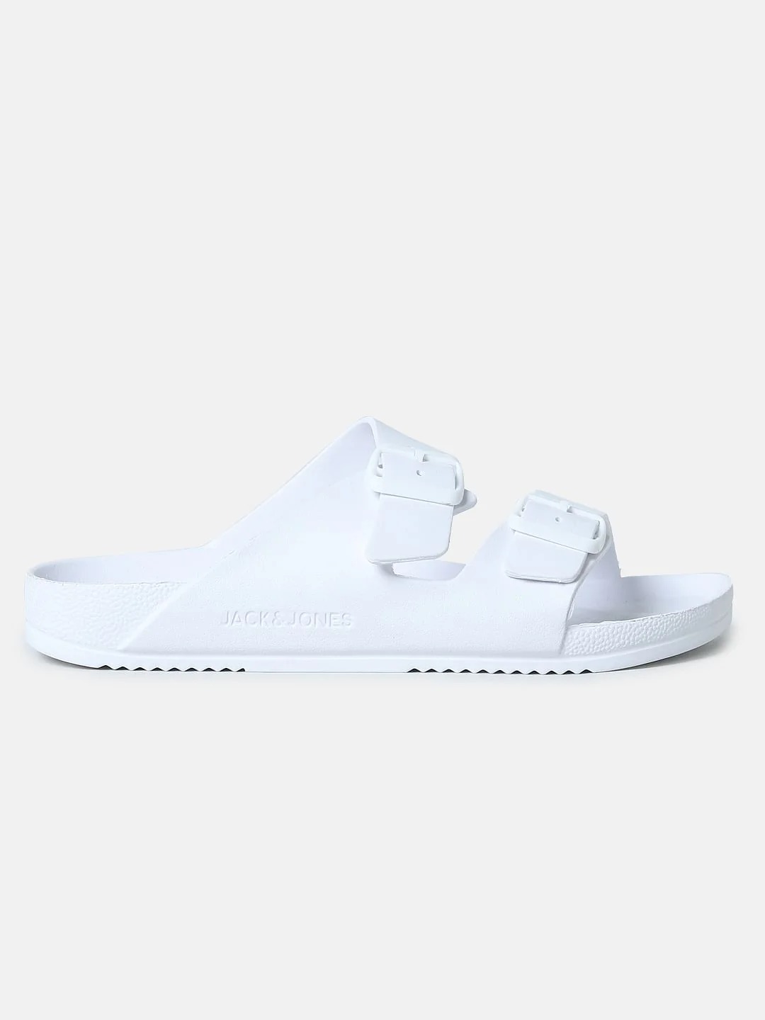 White Moulded Sandals - Image 3