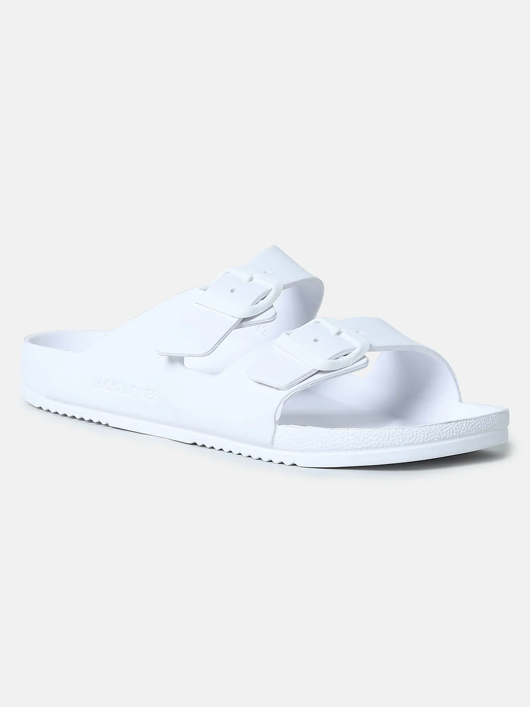 White Moulded Sandals - Image 4