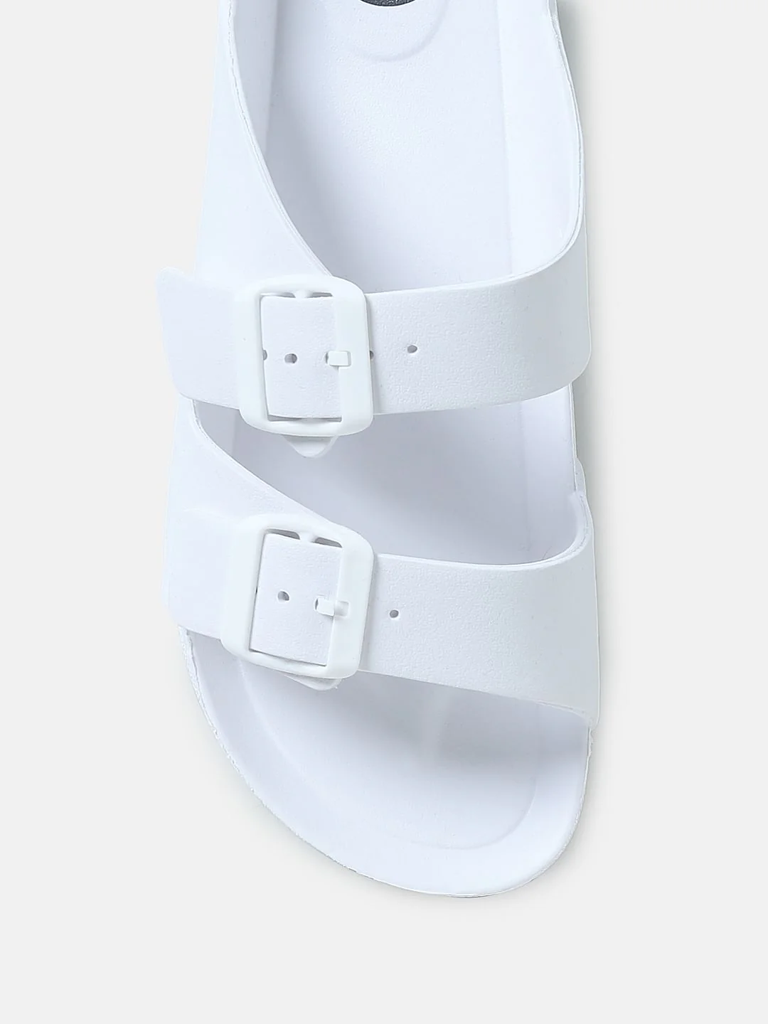 White Moulded Sandals - Image 8