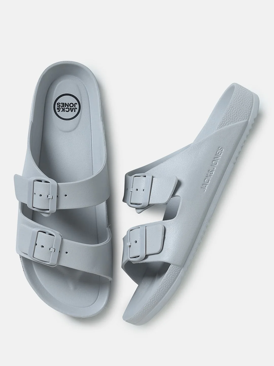 Grey Moulded Sandals - Image 2