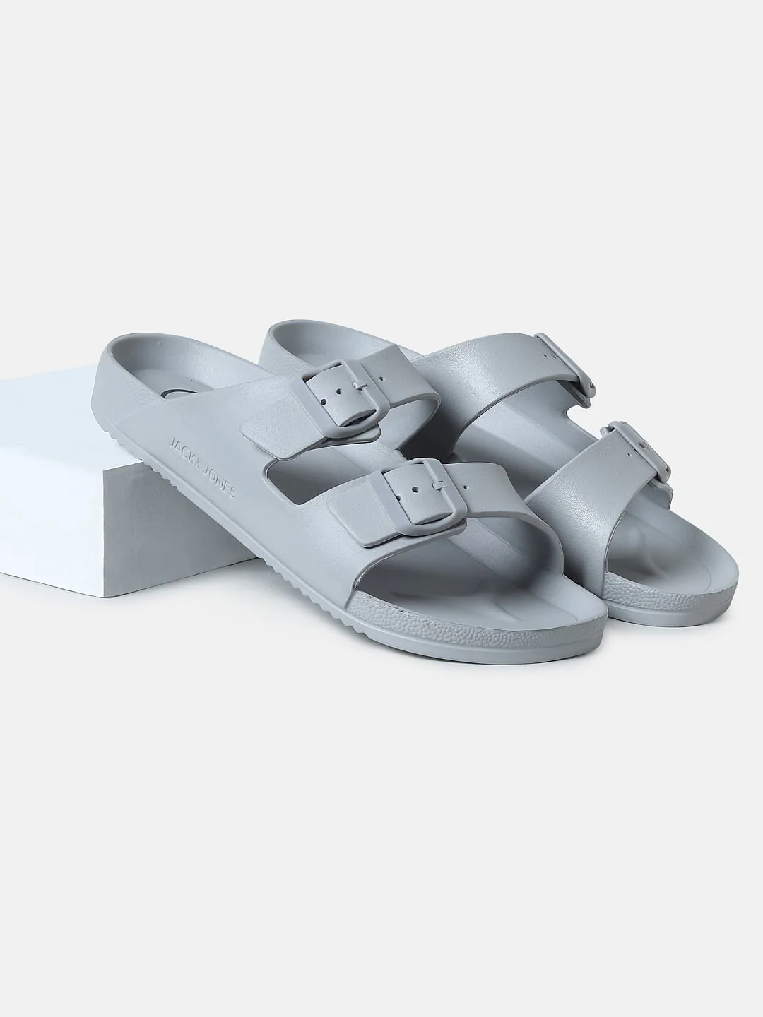 Grey Moulded Sandals - Image 6