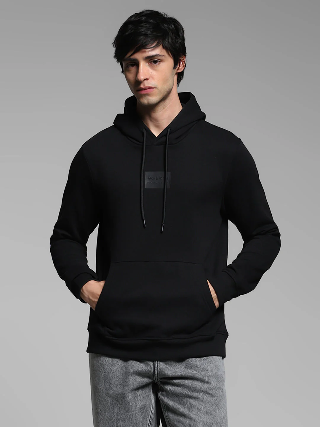 Black Hooded Sweatshirt - Image 2