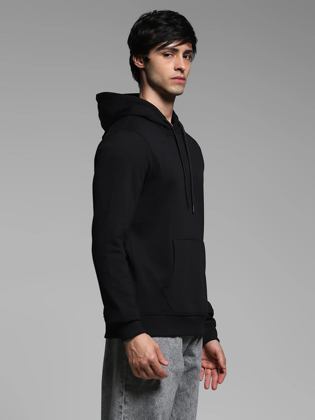Black Hooded Sweatshirt - Image 3