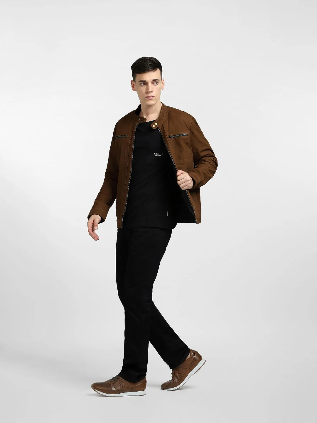 Light Brown Leather Jacket - Image 6