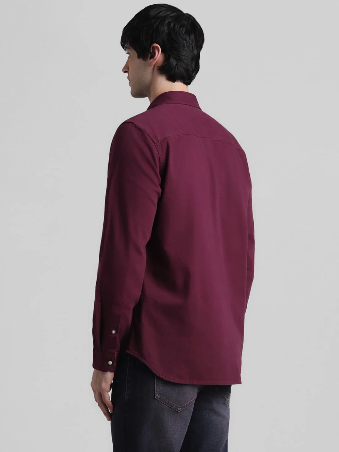 Maroon Full Sleeves Shirt - Image 4