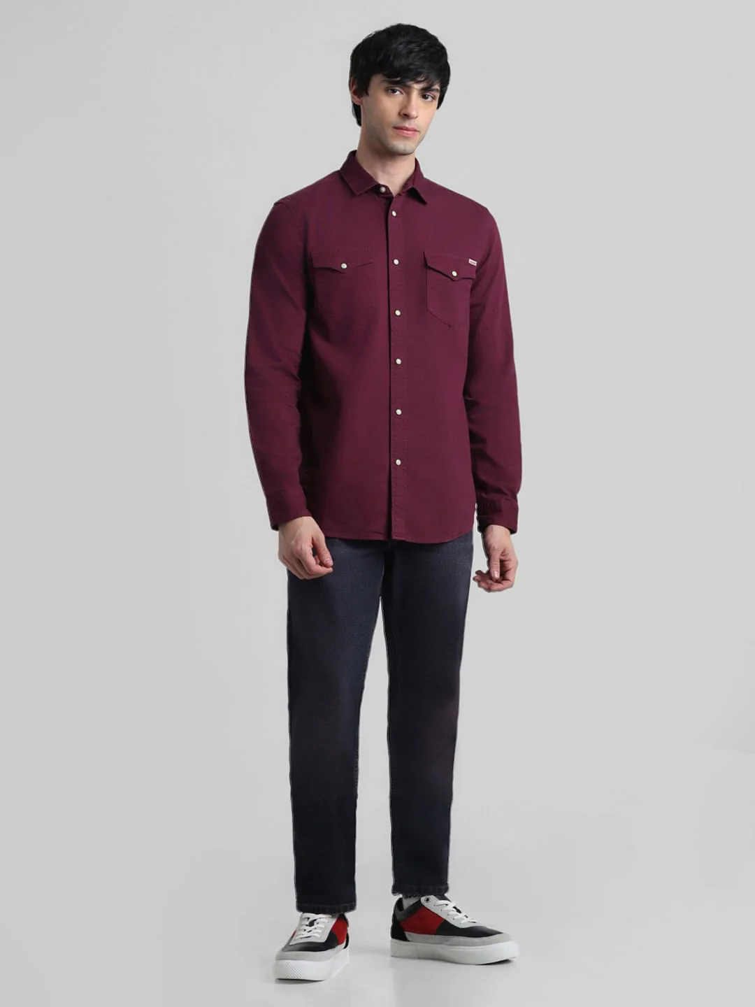 Maroon Full Sleeves Shirt - Image 6