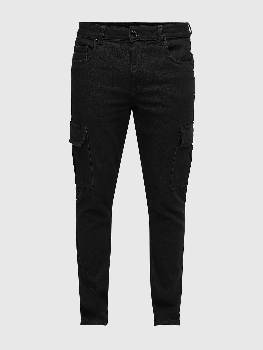 PRODUKT by JACK&JONES Black Pocket Detail Slim Fit Jeans - Image 7