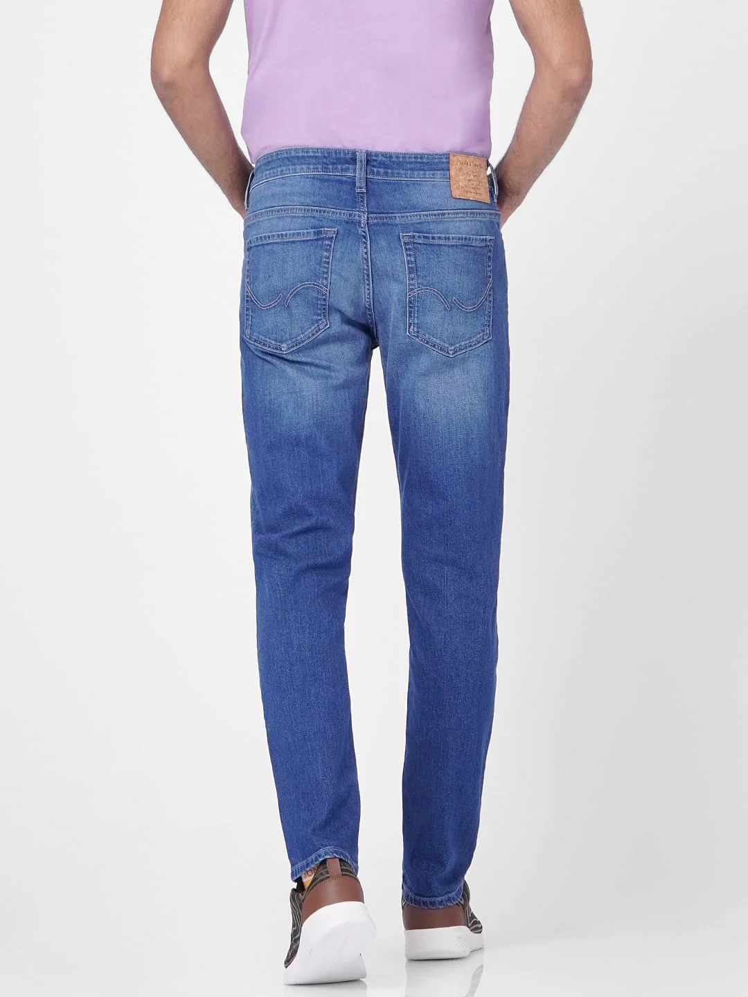 Blue Low Rise Glenn Slim Jeans - Image 4