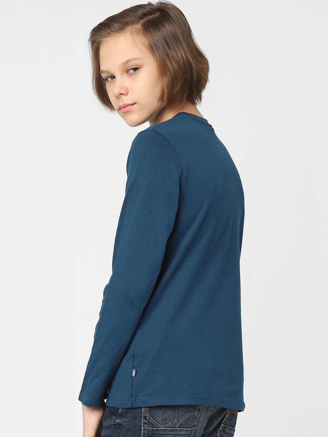 Boys Blue Graphic Print Crew Neck T-shirt - Image 4