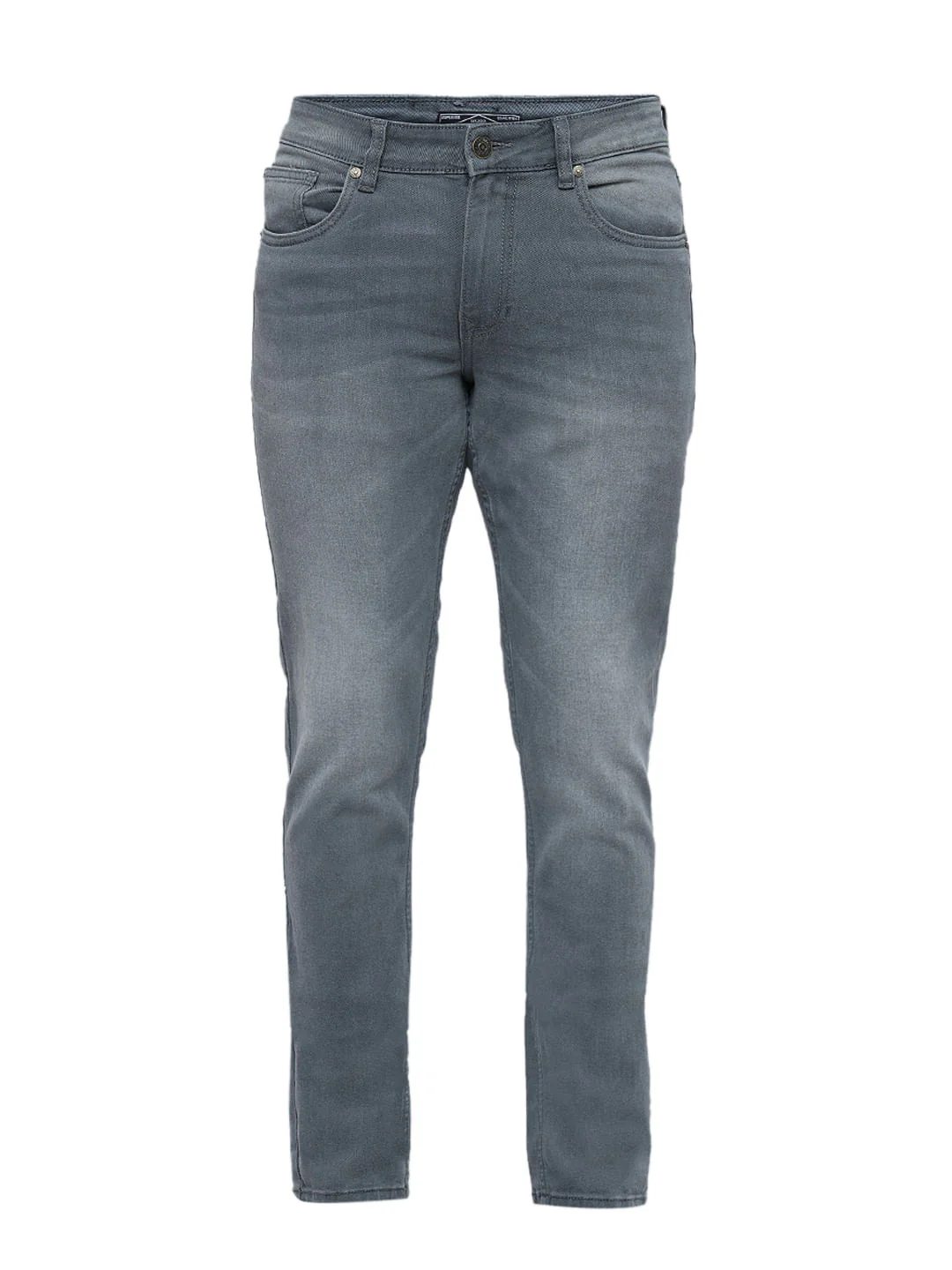 PRODUKT by JACK&JONES Light Grey Mid Rise Washed Slim Fit Jeans - Image 7