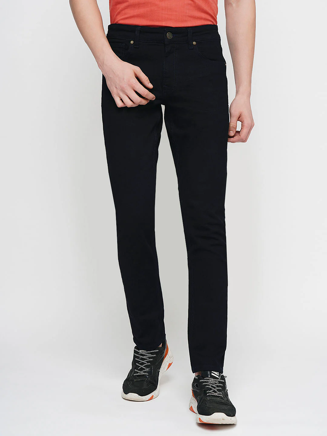 PRODUKT by JACK&JONES Dark Blue Mid Rise Slim Fit Jeans - Image 2