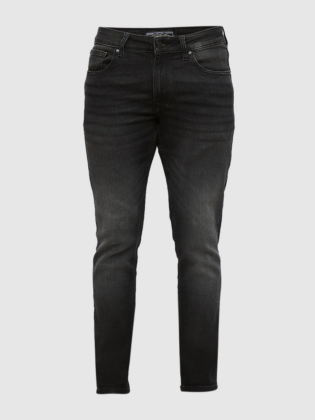 PRODUKT by JACK&JONES Black Mid Rise Washed Slim Fit Jeans - Image 7