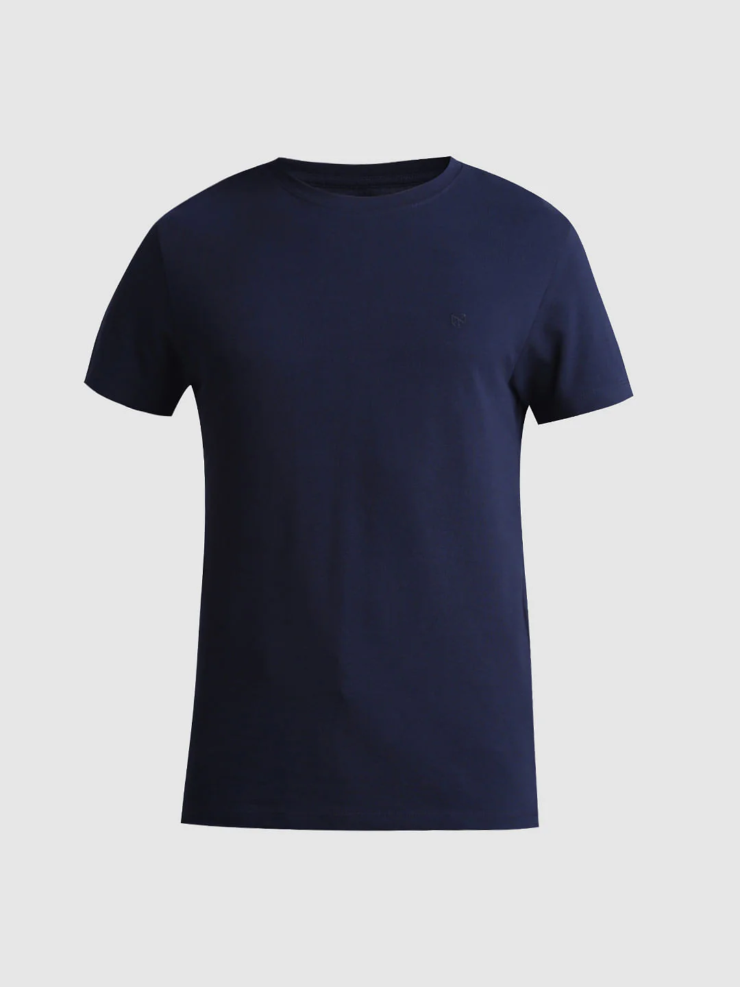 Navy Blue Crew Neck T-shirt - Image 7