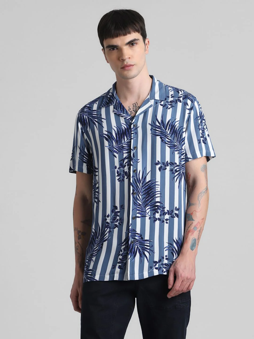 Blue Striped Resort Shirt - Image 2