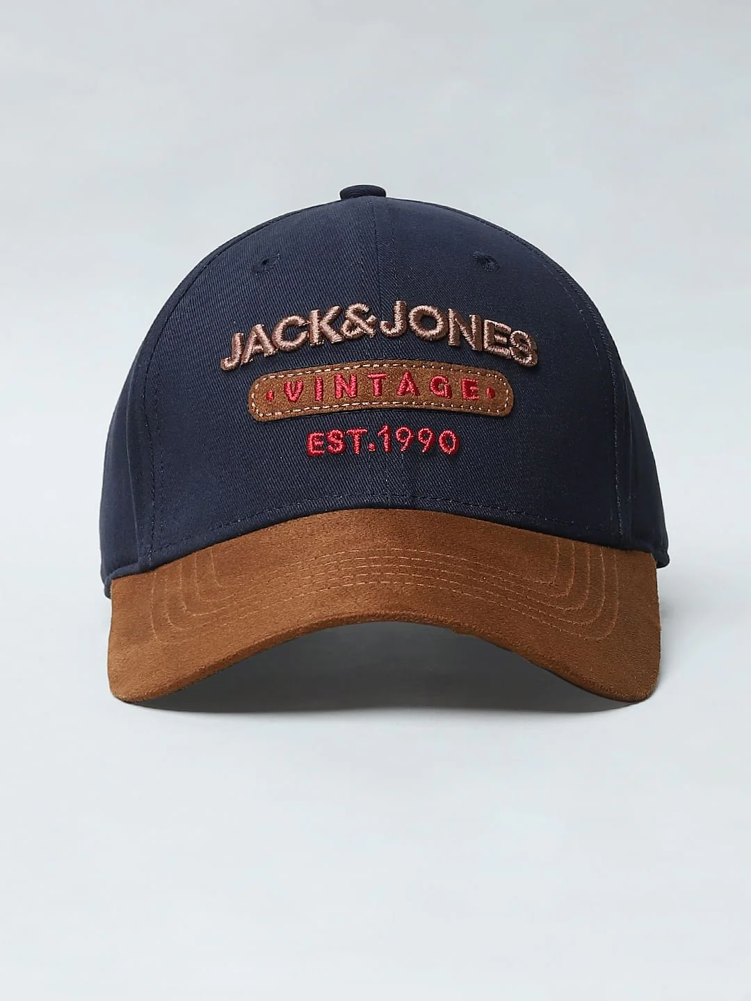 Navy Blue Vintage Baseball Cap - Image 2