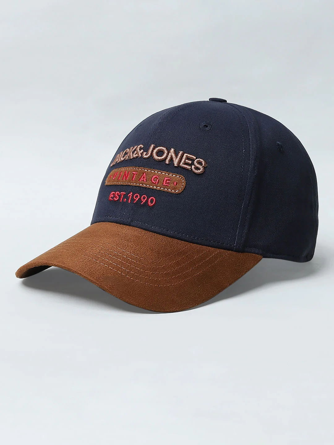 Navy Blue Vintage Baseball Cap - Image 4