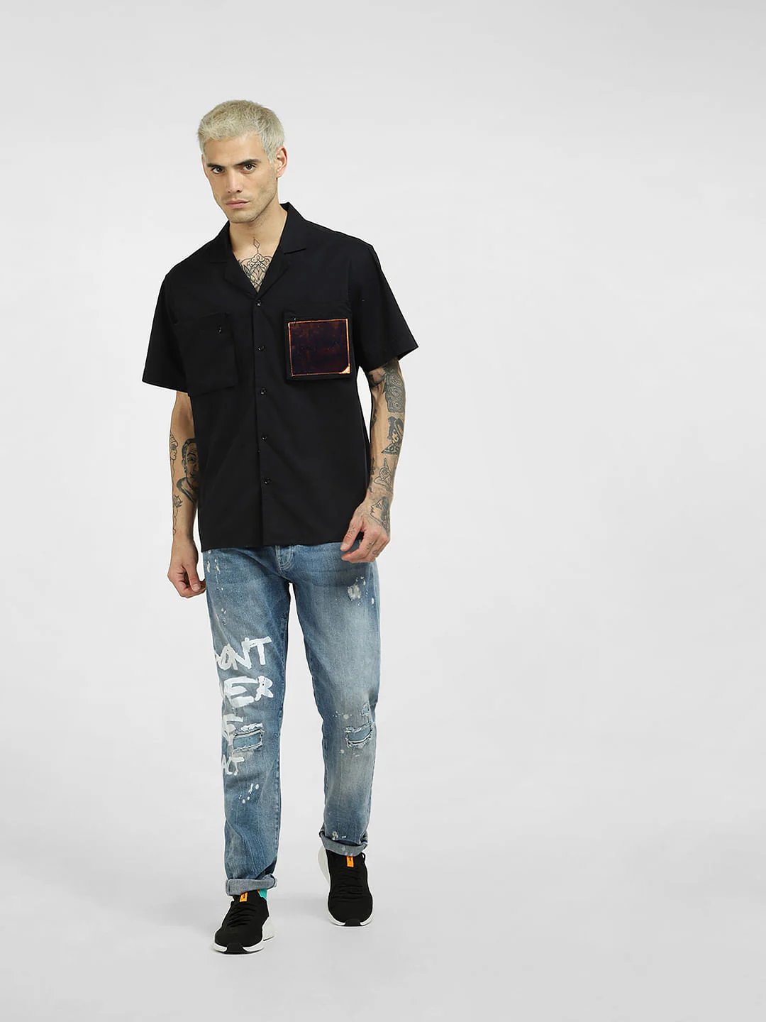 Green Oversized Half Sleeves Shirt - Image 6