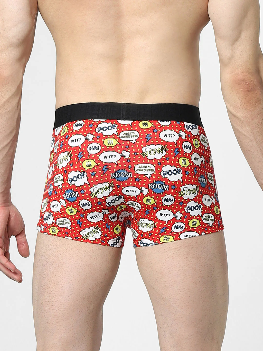 Red Printed Trunks - Image 3
