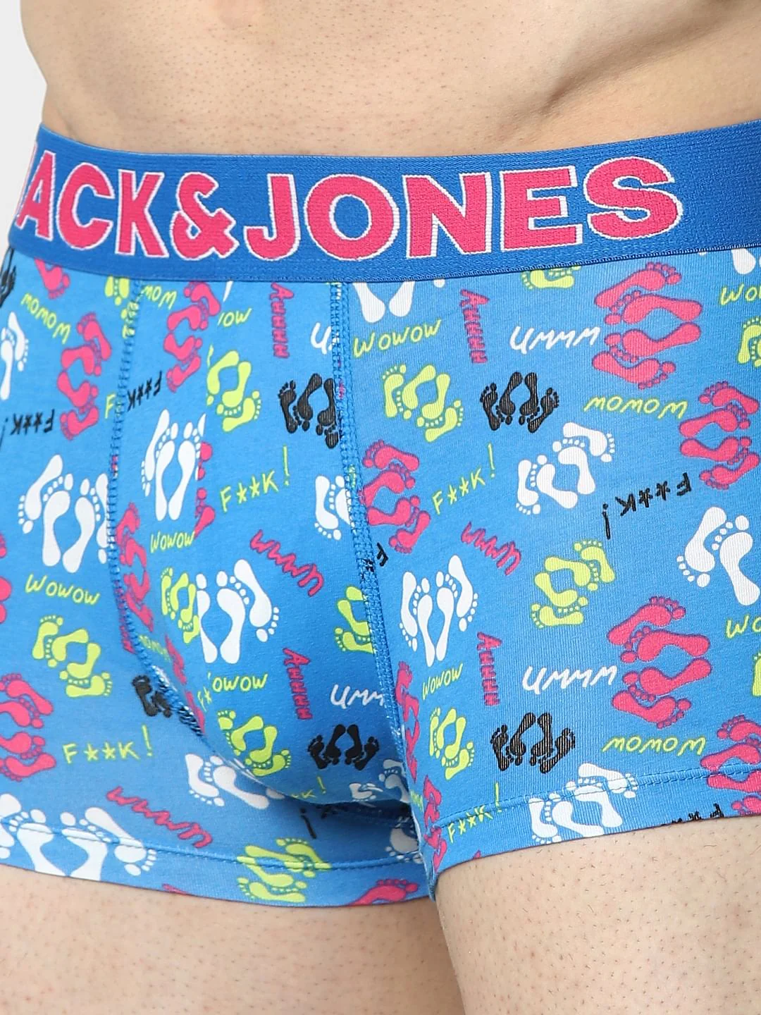 Blue Graphic Print Trunks - Image 4