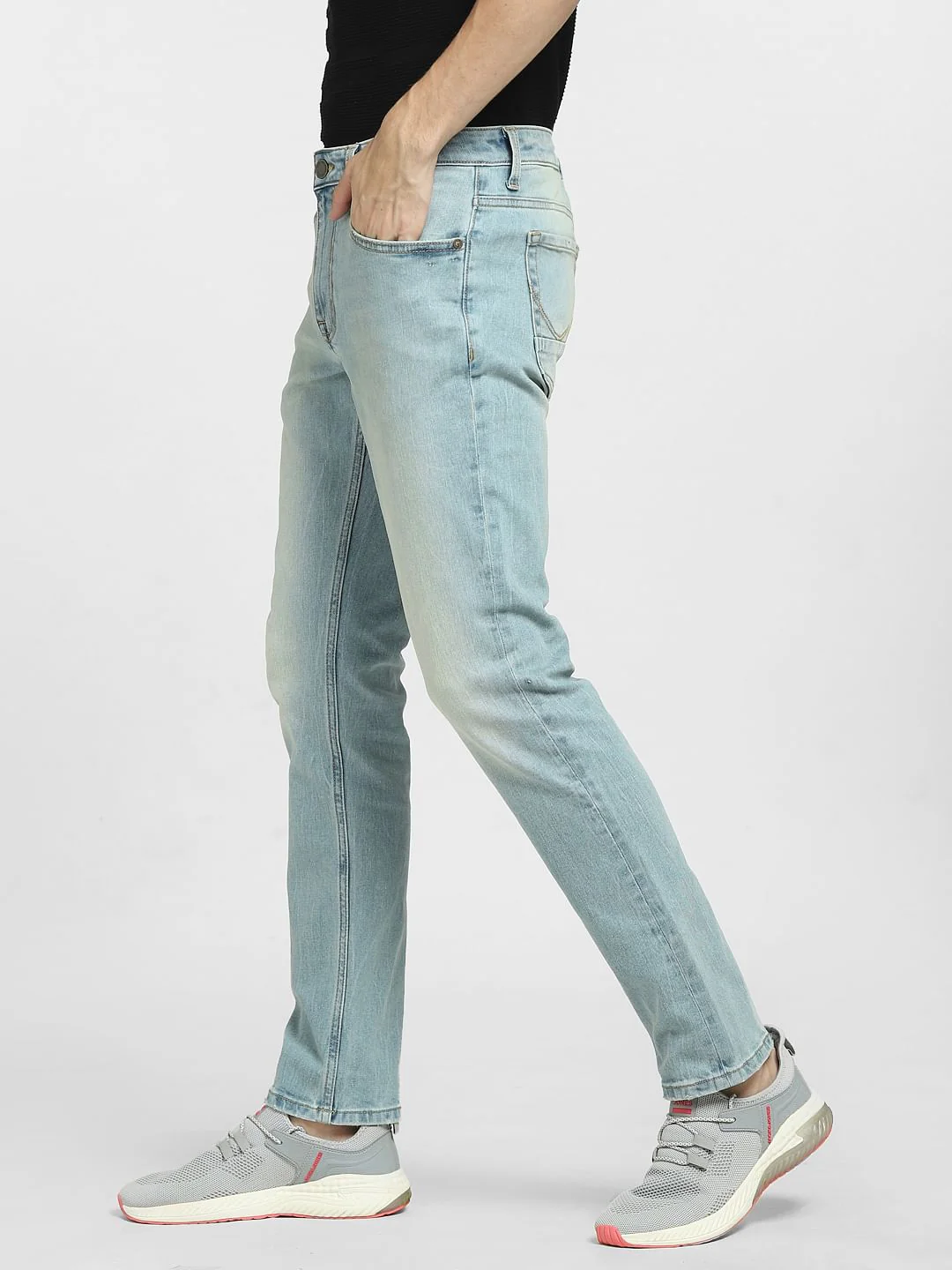 Blue Low Rise Glenn Slim Fit Jeans - Image 3